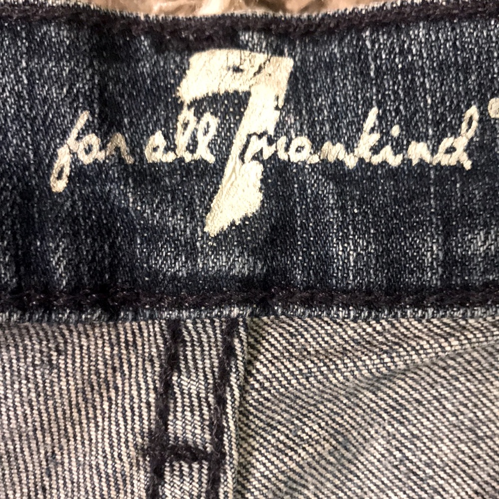 7 For All Mankind Button Fly Straight Men’s Jeans - Picture 4 of 6